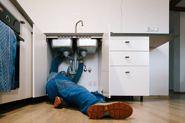 Professional Plumbing technician working in Joshua Tree, CA